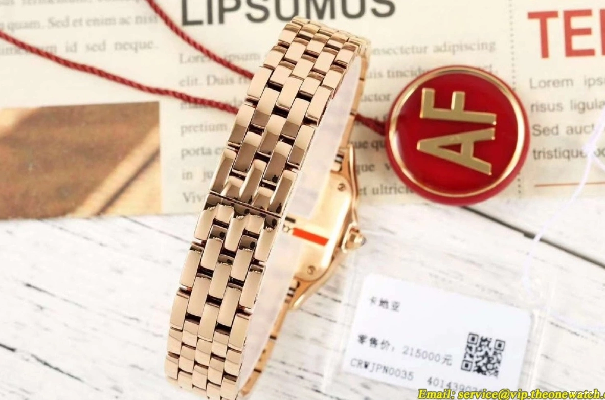 Panthere Brown De Dia RG Quartz 22mm AF RG Dial Ladies Secrete 1206